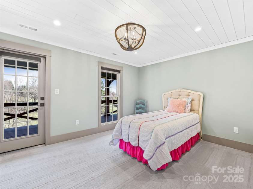 59 Bradford Hill Road, Mills River, NC 28759.  MLS# CAR4241459, YatesRealty ID 16892. Bedroom #3 on upper level