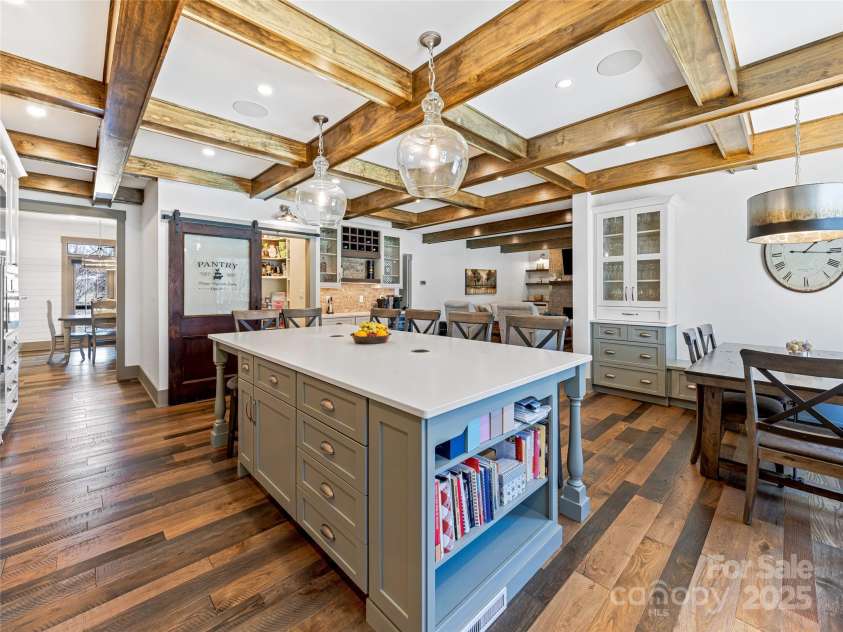 59 Bradford Hill Road, Mills River, NC 28759.  MLS# CAR4241459, YatesRealty ID 16892. Kitchen was expanded to create this remarkable space!