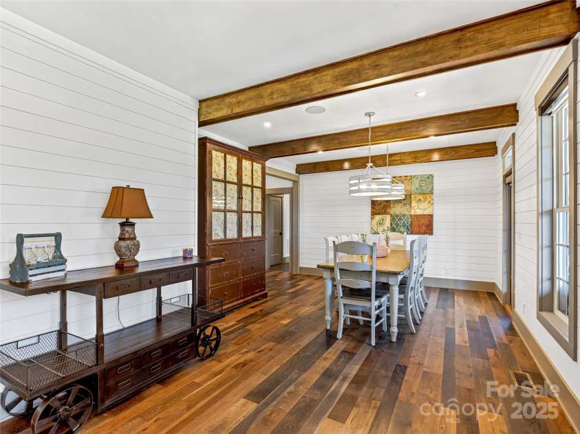59 Bradford Hill Road, Mills River, NC 28759.  MLS# CAR4241459, YatesRealty ID 16892. Spacious dining room makes it easy to entertain.