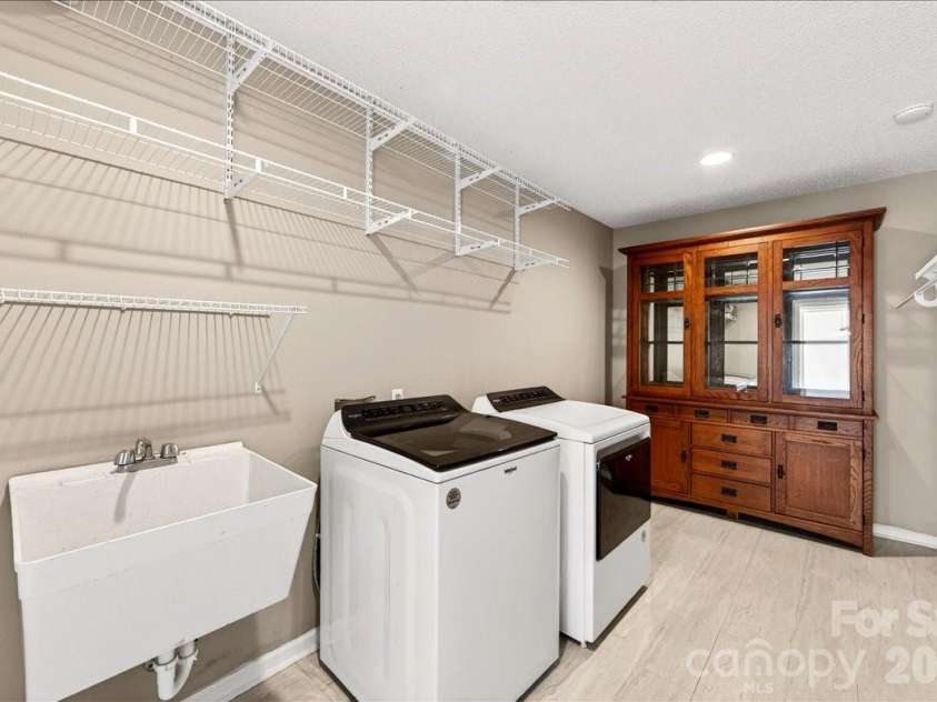 3002 Plyler Mill Road, Monroe, NC 28112.  MLS# CAR4330579, YatesRealty ID 16894. Massive laundry room/ storage