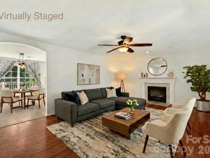 3002 Plyler Mill Road, Monroe, NC 28112.  MLS# CAR4330579, YatesRealty ID 16894. Virtually staged