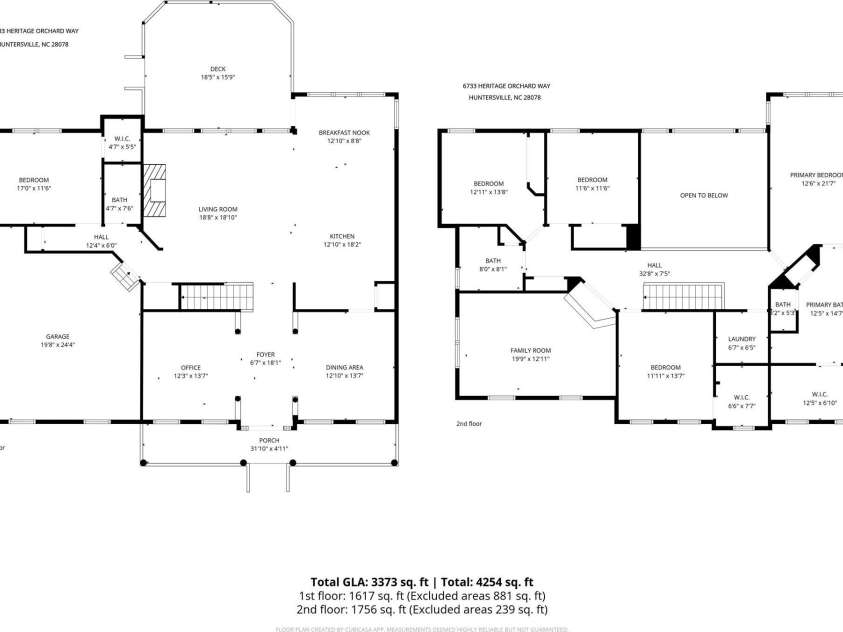 6733 Heritage Orchard Way, Huntersville, NC 28078.  MLS# CAR4359401, YatesRealty ID 16897. 