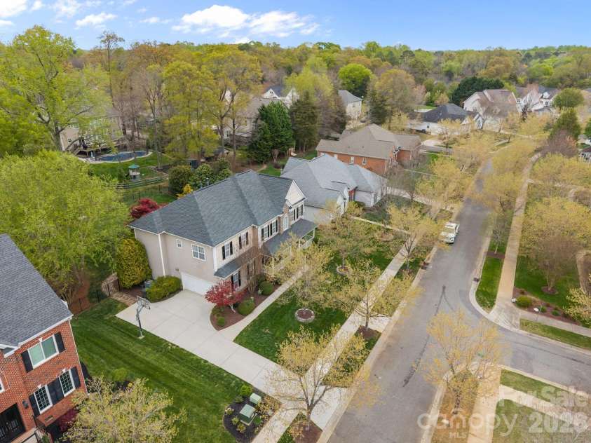 6733 Heritage Orchard Way, Huntersville, NC 28078.  MLS# CAR4359401, YatesRealty ID 16897. Tree lined street
