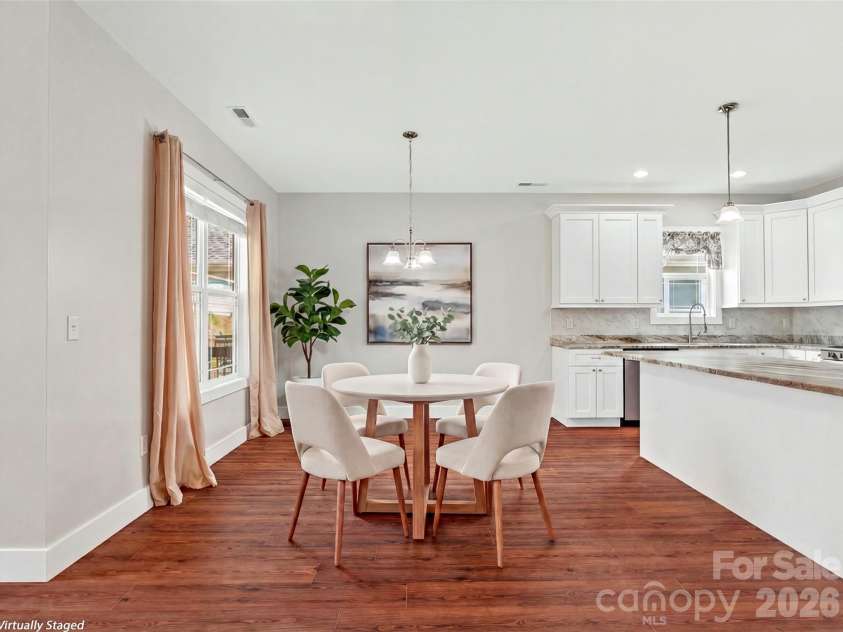 237 Leyland Circle, Hendersonville, NC 28792.  MLS# CAR4367023, YatesRealty ID 16905. Dining area - virtually staged.
