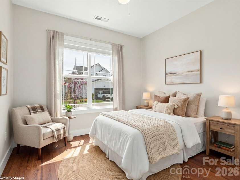 237 Leyland Circle, Hendersonville, NC 28792.  MLS# CAR4367023, YatesRealty ID 16905. Guest room 1 - virtually staged.