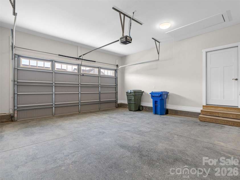 237 Leyland Circle, Hendersonville, NC 28792.  MLS# CAR4367023, YatesRealty ID 16905. Large two car garage with automatic door.