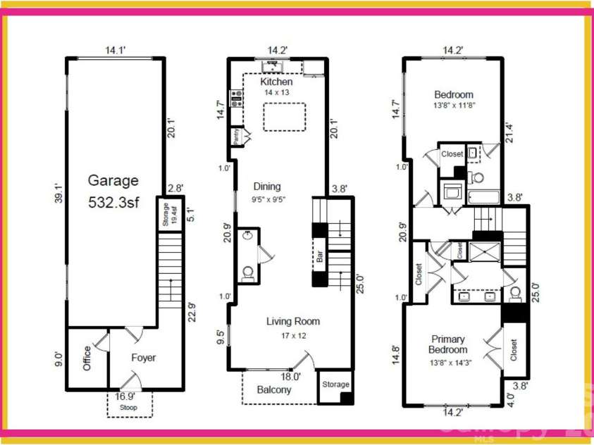 1156 36th Street, Charlotte, NC 28205.  MLS# CAR4374015, YatesRealty ID 16918. 