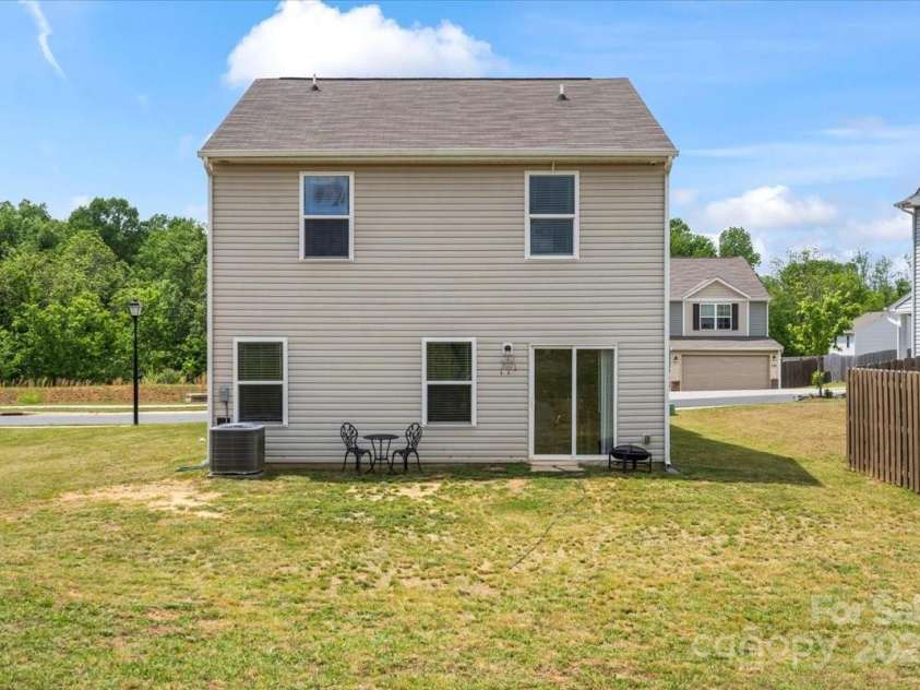 1270 Winding Creek Road, Salisbury, NC 28146.  MLS# CAR4253826, YatesRealty ID 16919. Back of house