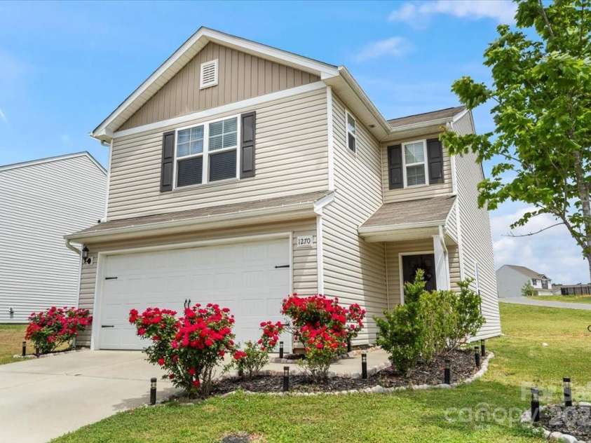 1270 Winding Creek Road, Salisbury, NC 28146.  MLS# CAR4253826, YatesRealty ID 16919. Front of house