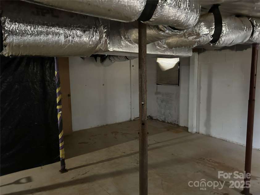 259 Seitz Drive, Forest City, NC 28043.  MLS# CAR4333131, YatesRealty ID 1692. Basement