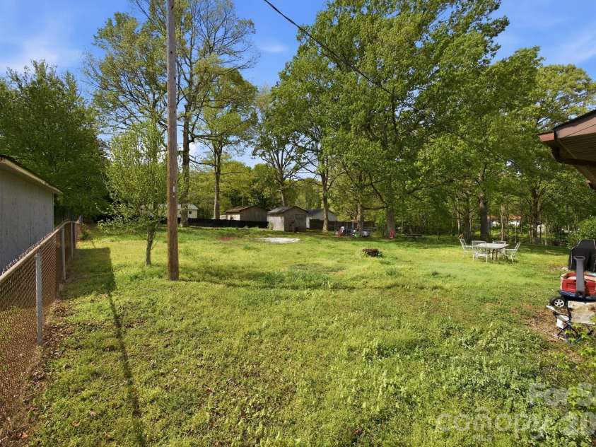 20 Ruby Street, Rockwell, NC 28138.  MLS# CAR4368179, YatesRealty ID 16921. Back yard