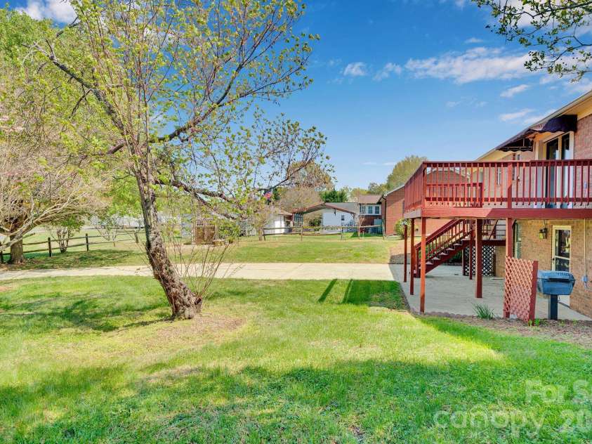 1411 Maiden Road, Maiden, NC 28650.  MLS# CAR4365271, YatesRealty ID 16933. Back Yard