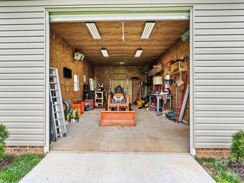 3645 Kimber Lane, Sherrills Ford, NC 28673.  MLS# CAR4258447, YatesRealty ID 16935. The detached garage/shop is 16X28, insulated and has 100 amp power and heat!