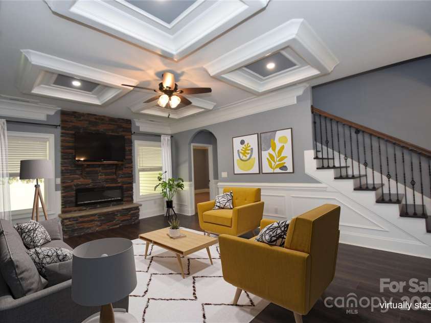 6519 Pargo Road, Charlotte, NC 28216.  MLS# CAR4246671, YatesRealty ID 16937. Virtually staged.
