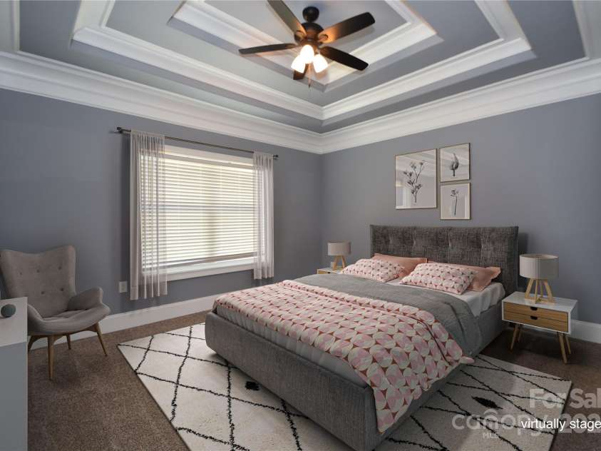 6519 Pargo Road, Charlotte, NC 28216.  MLS# CAR4246671, YatesRealty ID 16937. Virtually staged.