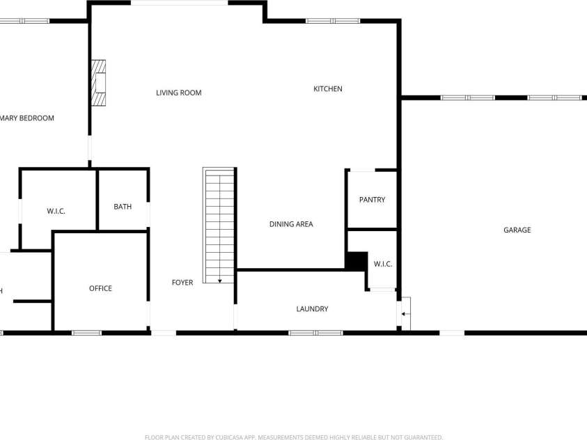 1597 Compass Court, Granite Falls, NC 28630.  MLS# CAR4331950, YatesRealty ID 16943. Main Level Floor Plan