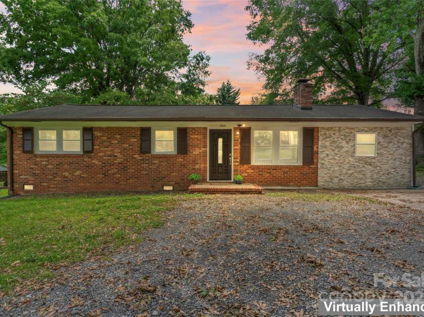 2401 Woodleaf Drive, Gastonia, NC 28052.  MLS# CAR4257882, YatesRealty ID 16943. Front