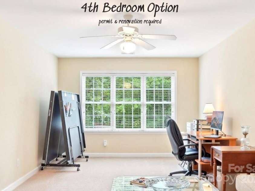 105 Prairie Rose Court, Waxhaw, NC 28173.  MLS# CAR4264046, YatesRealty ID 16945. 4th Bedoom Option with renovation permit