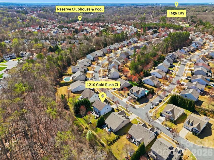 1210 Gold Rush Court, Fort Mill, SC 29708.  MLS# CAR4355600, YatesRealty ID 16947. 