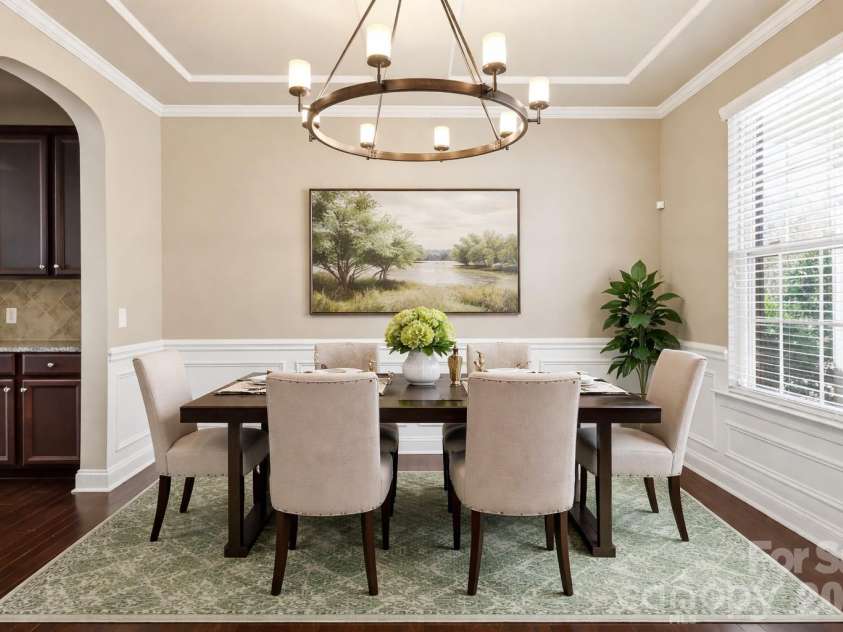 962 Treasure Court, Fort Mill, SC 29708.  MLS# CAR4358707, YatesRealty ID 16948. Dining room virtually staged