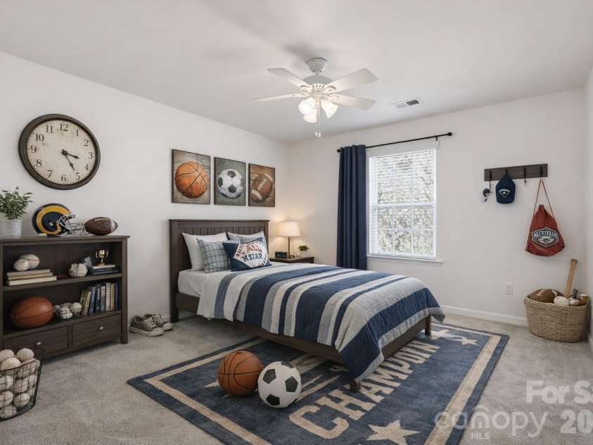 962 Treasure Court, Fort Mill, SC 29708.  MLS# CAR4358707, YatesRealty ID 16948. Guest bedroom 1 virtually staged