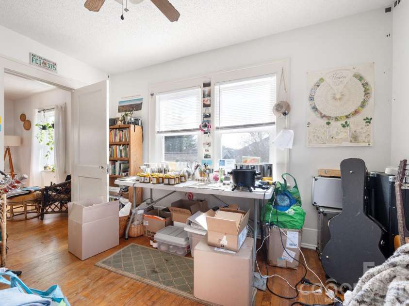17 & 19 Hubbard Avenue, Asheville, NC 28806.  MLS# CAR4259488, YatesRealty ID 16966. Second bedroom currently used as craft room