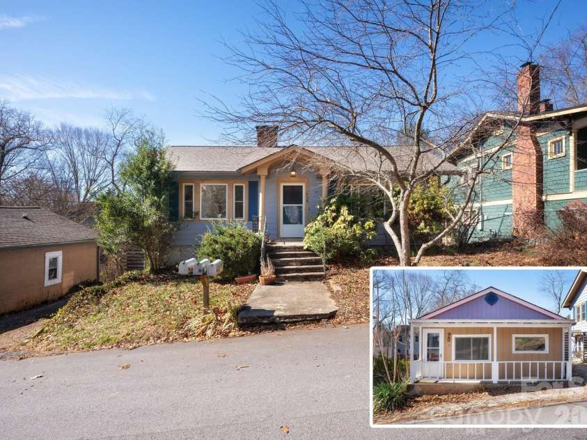 17 & 19 Hubbard Avenue, Asheville, NC 28806.  MLS# CAR4259488, YatesRealty ID 16966. Two separate West Asheville homes for the price of one