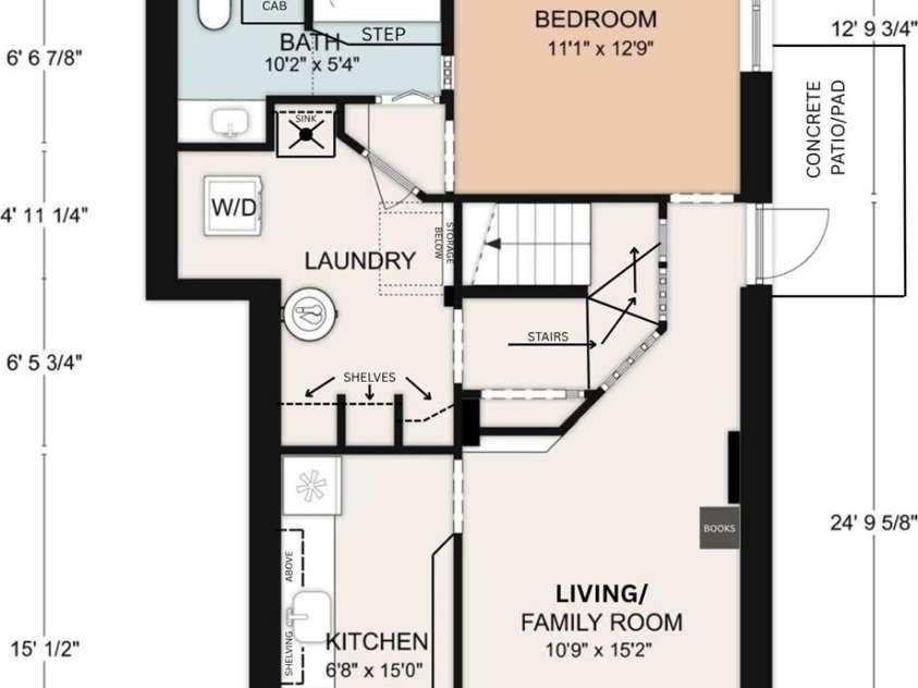 278 Mount View Drive, Burnsville, NC 28714.  MLS# CAR4259285, YatesRealty ID 16967. Basment Level Floor Plan
