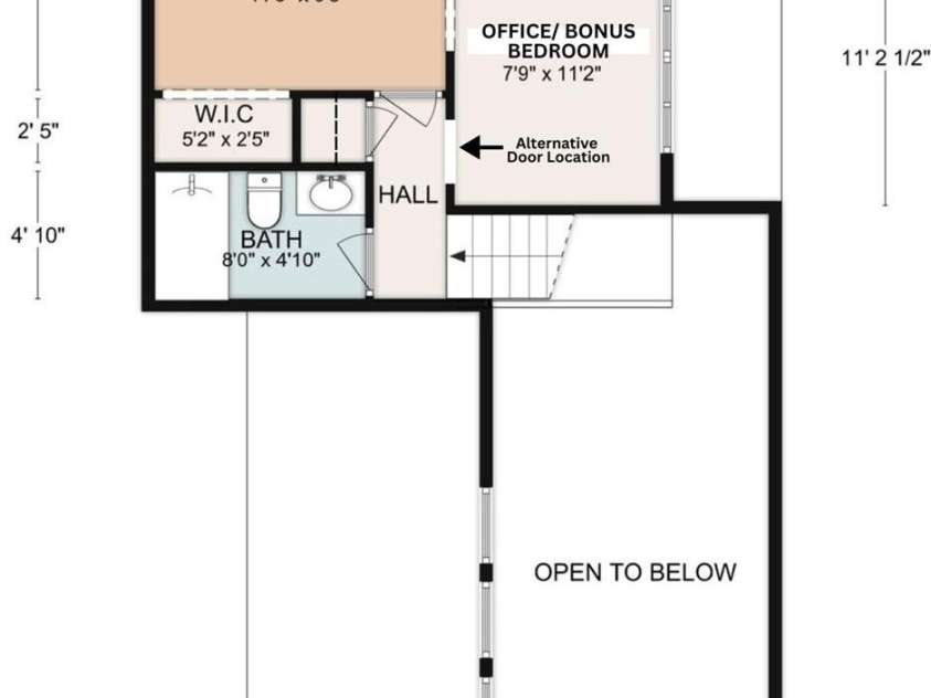 278 Mount View Drive, Burnsville, NC 28714.  MLS# CAR4259285, YatesRealty ID 16967. Upper Level Floor Plan