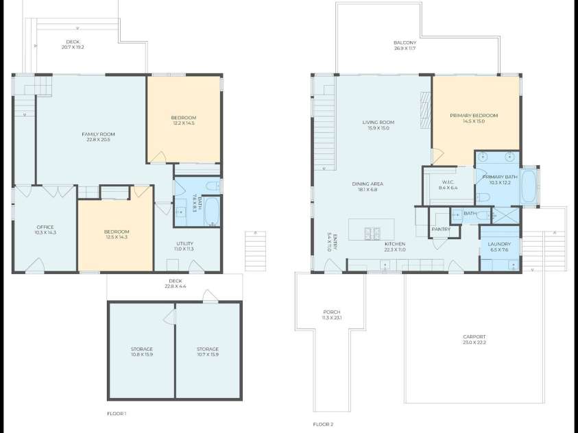 34 River Run, Asheville, NC 28804.  MLS# CAR4260631, YatesRealty ID 16973. Note the extra storage space under the carport