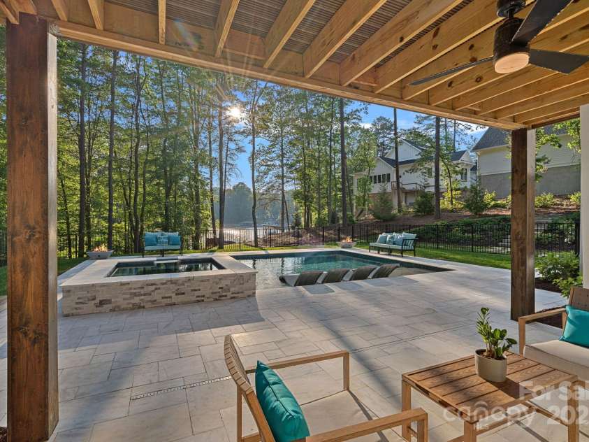 127 Holt Lane, Mooresville, NC 28117.  MLS# CAR4248273, YatesRealty ID 16978. Basement Level - Covered Patio