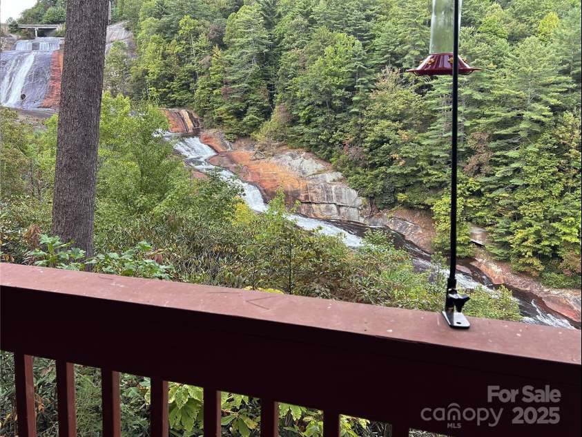221 Toxaway Falls Drive, Lake Toxaway, NC 28747.  MLS# CAR4246910, YatesRealty ID 16979. From deck