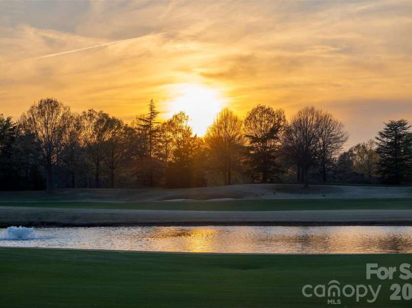 306 Royal Crescent Lane, Waxhaw, NC 28173.  MLS# CAR4373938, YatesRealty ID 16988. Sunset from patio