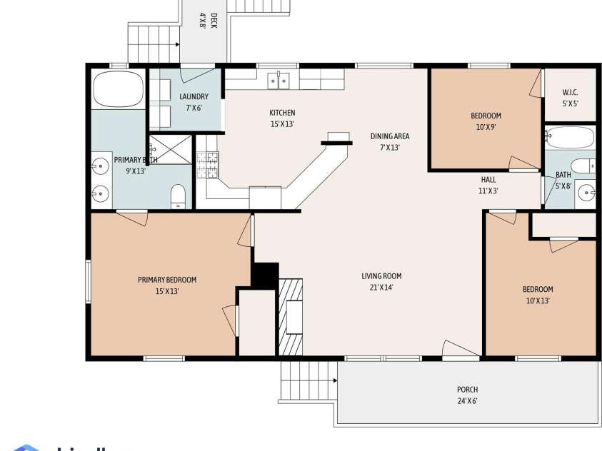 370 Fox Cove Road, Mars Hill, NC 28754.  MLS# CAR4260520, YatesRealty ID 17004. Floor plan