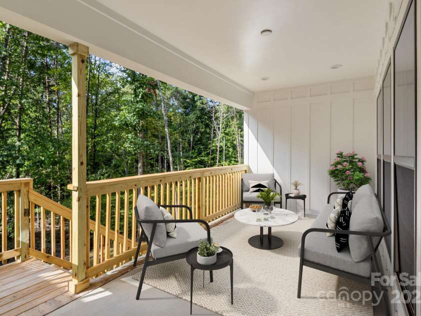 8225 Long Island Road, Catawba, NC 28609.  MLS# CAR4298824, YatesRealty ID 17010. Virtually staged to showcase the back porch's potenial as a quiet spot to sit and unwind.
