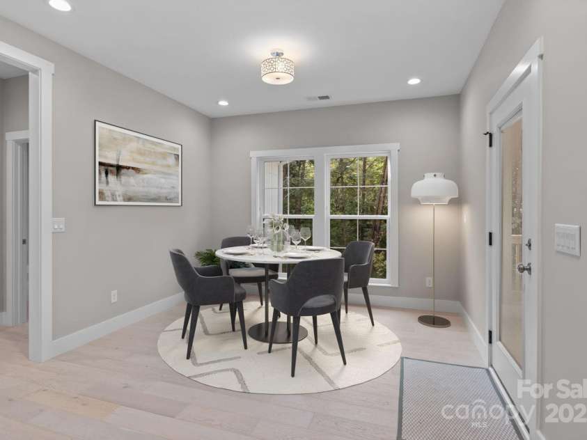 8225 Long Island Road, Catawba, NC 28609.  MLS# CAR4298824, YatesRealty ID 17010. Virtually staged to showcase the breakfast area's natural light and flexible layout for casual dining or morning coffee.