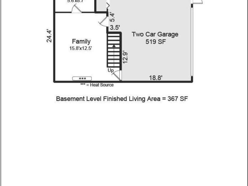 51 Sugar Hill Drive, Weaverville, NC 28787.  MLS# CAR4243411, YatesRealty ID 17014. Lower Level
