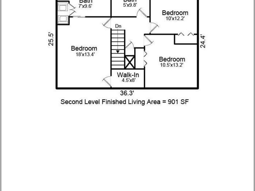 51 Sugar Hill Drive, Weaverville, NC 28787.  MLS# CAR4243411, YatesRealty ID 17014. Upper Level