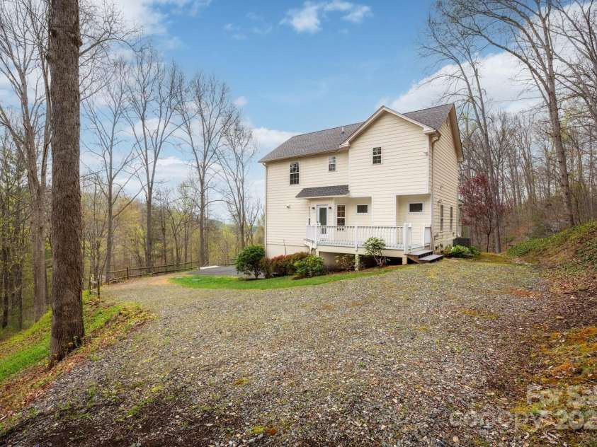 51 Sugar Hill Drive, Weaverville, NC 28787.  MLS# CAR4243411, YatesRealty ID 17014. View from the Back