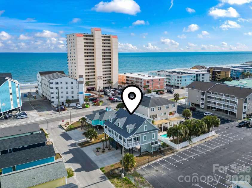 119 Sunset Drive, Garden City, SC 29576.  MLS# CAR4375342, YatesRealty ID 17022. 