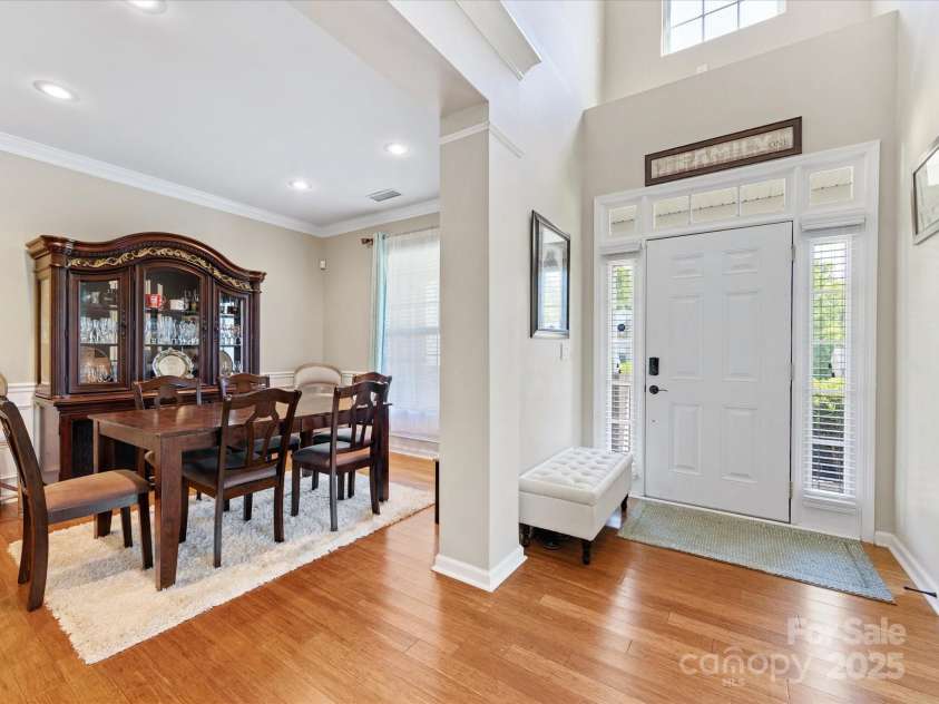 7325 Forrest Rader Drive, Mint Hill, NC 28227.  MLS# CAR4250801, YatesRealty ID 17027. Dining room