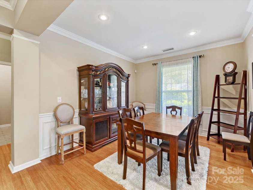 7325 Forrest Rader Drive, Mint Hill, NC 28227.  MLS# CAR4250801, YatesRealty ID 17027. Dining room