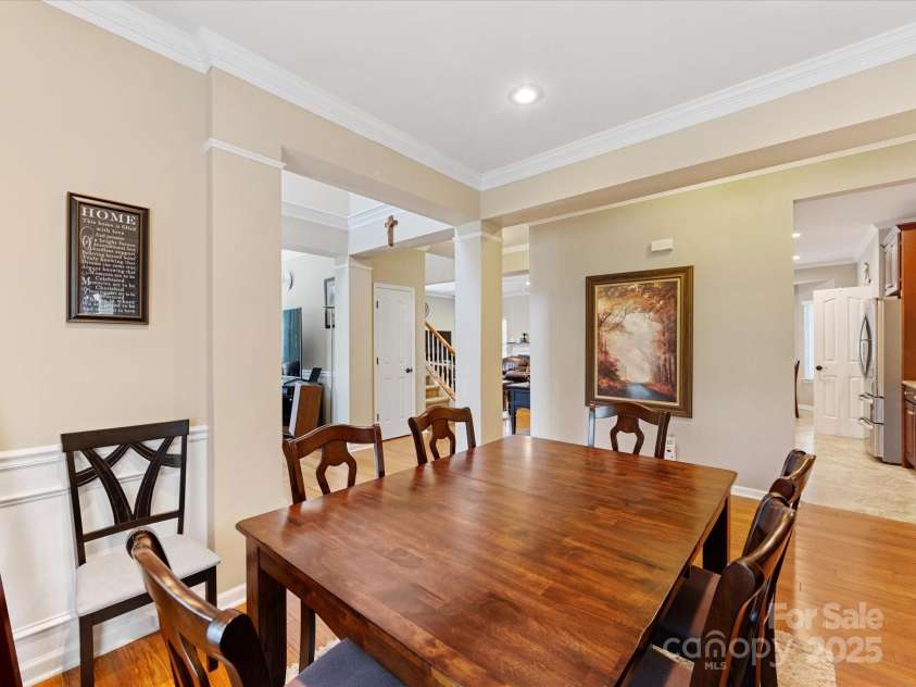 7325 Forrest Rader Drive, Mint Hill, NC 28227.  MLS# CAR4250801, YatesRealty ID 17027. Dining room