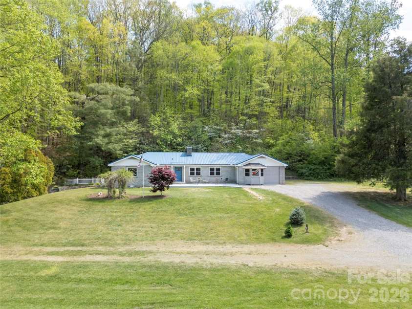 2629 Soco Road, Maggie Valley, NC 28751.  MLS# CAR4374834, YatesRealty ID 17029. Open and usable land