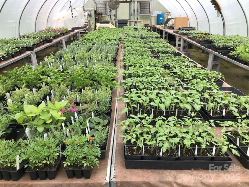 9675 Montford Cove Road, Marion, NC 28752.  MLS# CAR4206983, YatesRealty ID 17032. Greenhouse for year round use.