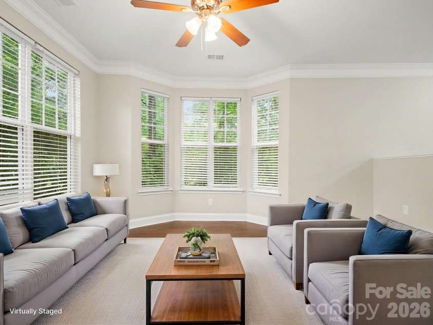 6450 Terrace View Court, Charlotte, NC 28269.  MLS# CAR4375218, YatesRealty ID 17069. Virtually Staged
