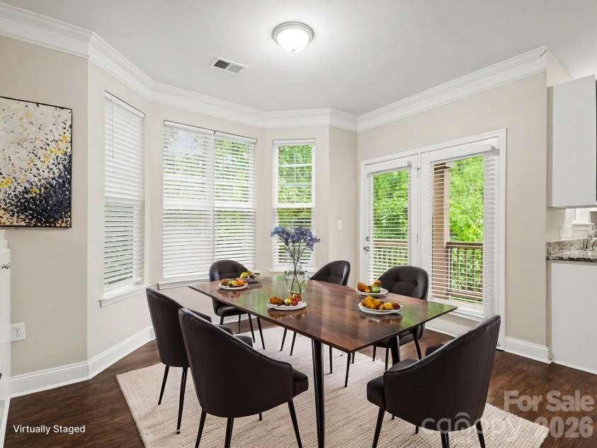 6450 Terrace View Court, Charlotte, NC 28269.  MLS# CAR4375218, YatesRealty ID 17069. Virtually Staged