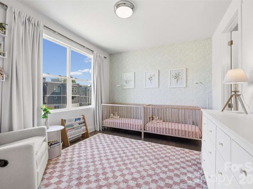 1633 Duckworth Avenue, Charlotte, NC 28208.  MLS# CAR4375706, YatesRealty ID 17071. Guest bedroom 2 or office on third level