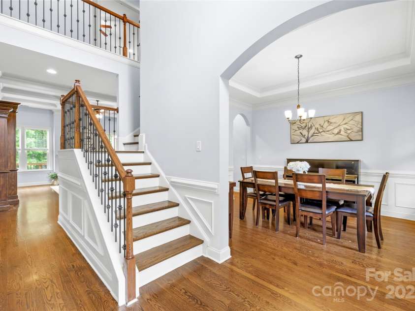 2289 Pine Valley Drive, Denver, NC 28037.  MLS# CAR4263333, YatesRealty ID 17088. Two-Story foyer and dining room