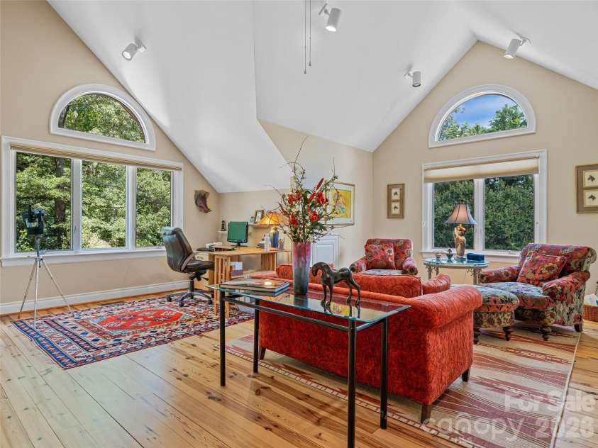 212 Plains Drive, Asheville, NC 28803.  MLS# CAR4373676, YatesRealty ID 17089. Loft den on second level...so inviting and comfortable